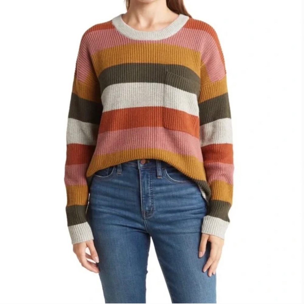 Madewell Striped Pullover Sweater